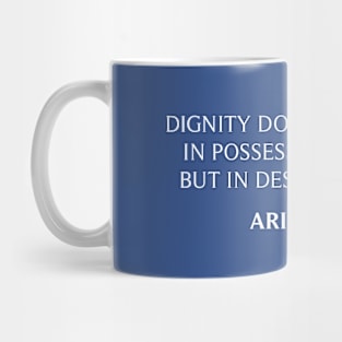 Aristotle's Quote Mug